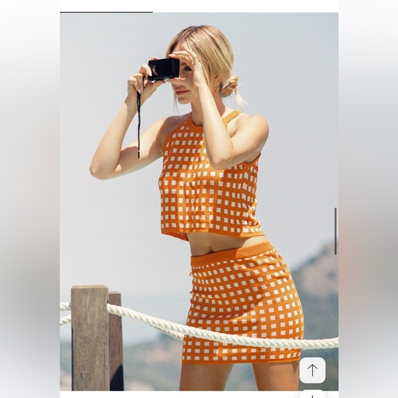 DAZE DAYZ Tangerine Knit Set - Picture 1 of 8